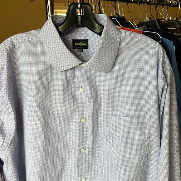 Neiman Marcus Shirts Neiman Marcus Mens Dress Shirt Button Down In